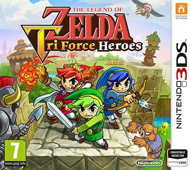 The Legend of Zelda: Tri Force Heroes (German Box - Multi Lang In Game) 3DS