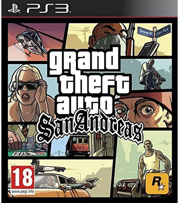 Grand Theft Auto San Andreas (Spanish Box) (USA IMPORT) (DELETED TITLE) PS3