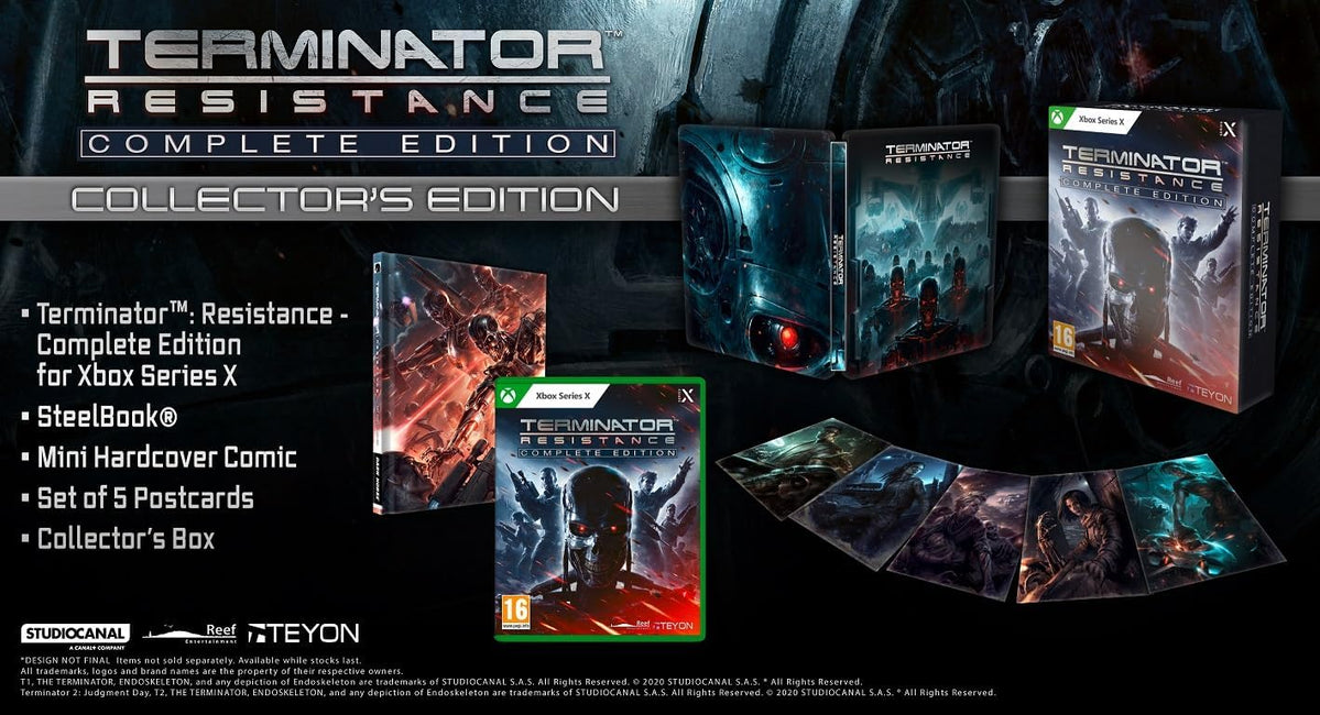 Terminator: Resistance COMPLETE COLLECTOR’S Edition - EFIS Xbox Series ...