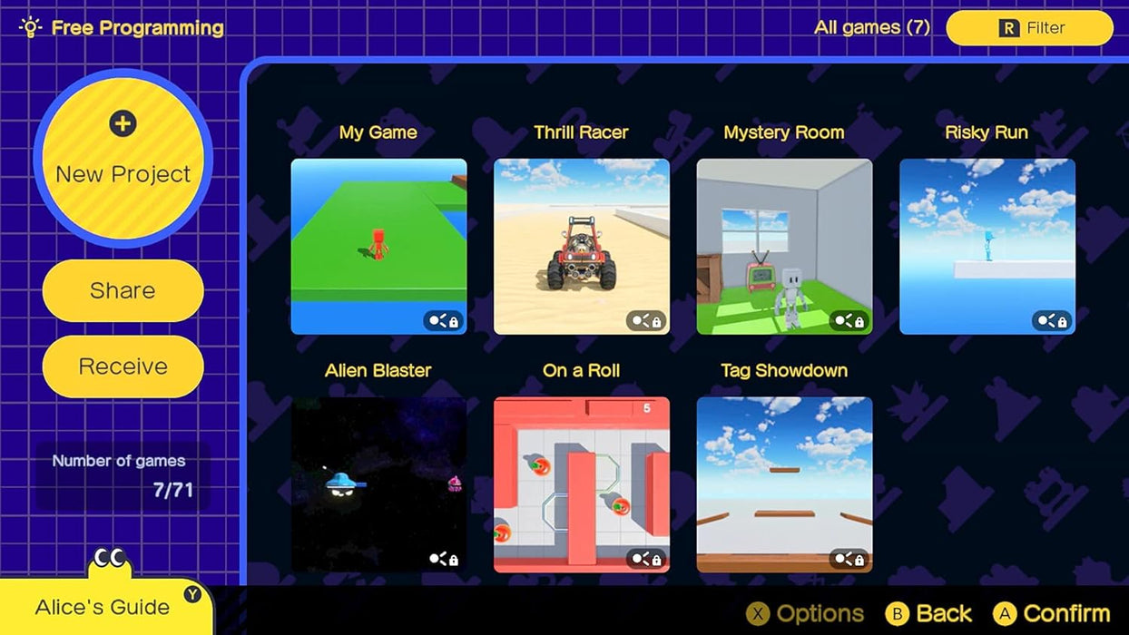 Game Builder Garage Switch