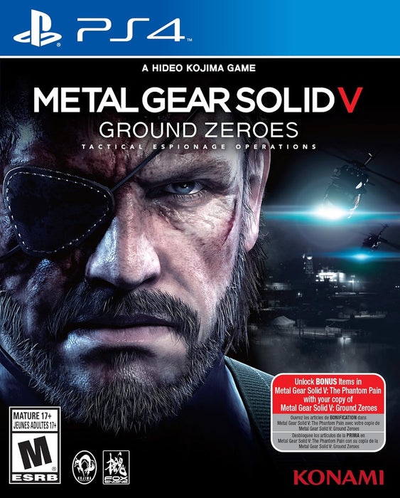 Metal Gear Solid: Ground Zeroes (USA IMPORT)  PS4
