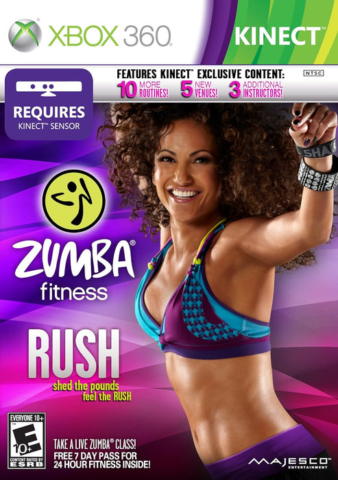 Zumba Fitness Rush (Requires Kinect) (USA IMPORT) (Multi Region) (DELETED TITLE) X360