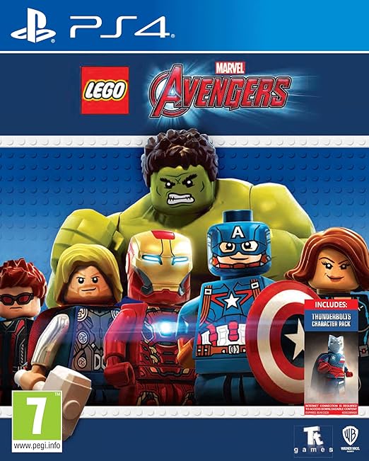 Lego Marvel Avengers (Includes Thunderbolt Character Pack) PS4