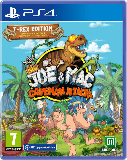 New Joe & Mac: Caveman Ninja - T-Rex Edition  PS4