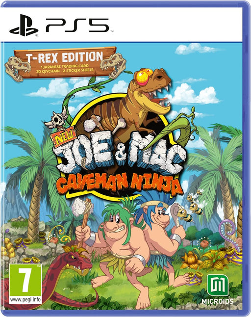 New Joe & Mac: Caveman Ninja - T-Rex Edition PS5