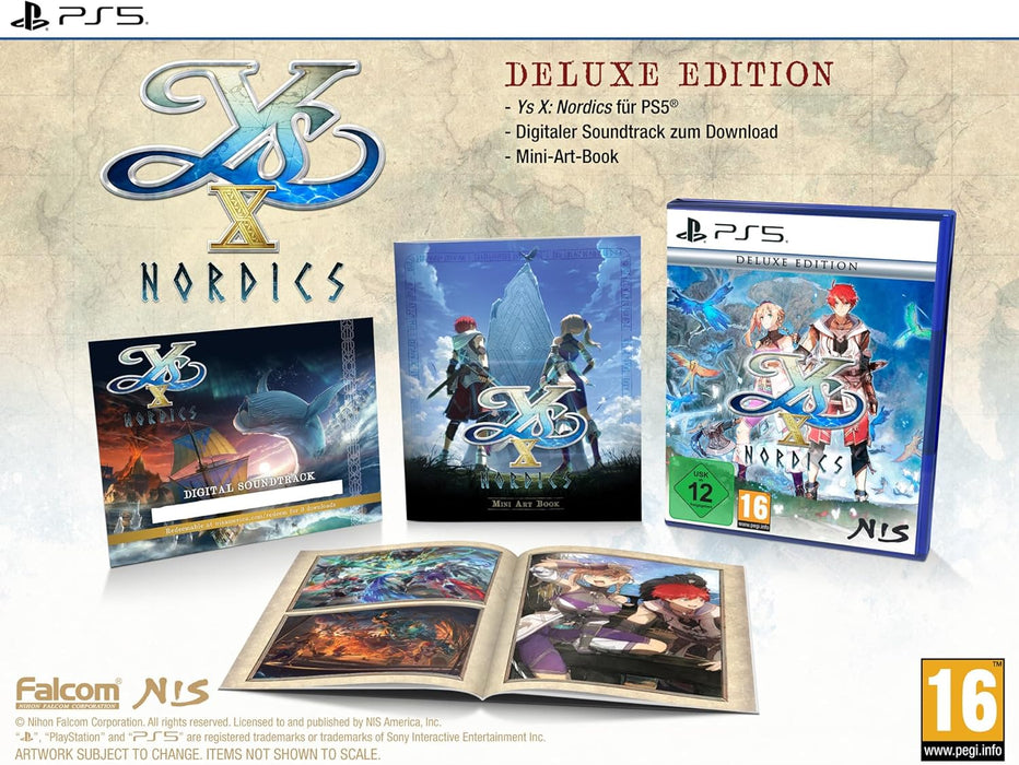 Ys X: Nordics Deluxe Edition (German Box) PS5