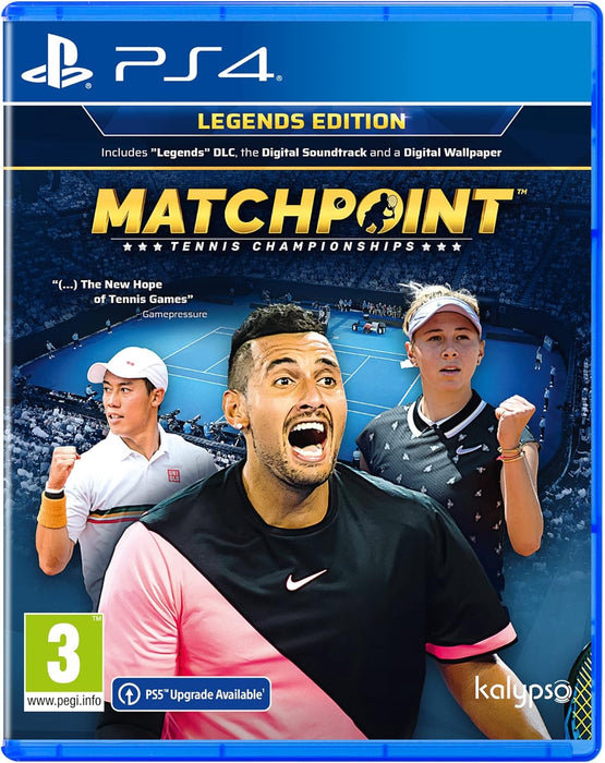 Matchpoint: Tennis Championships - Legends Edition PS4