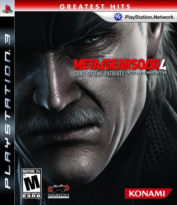 Metal Gear Solid 4: Guns of the Patriots (Greatest Hits) (USA IMPORT)  PS3