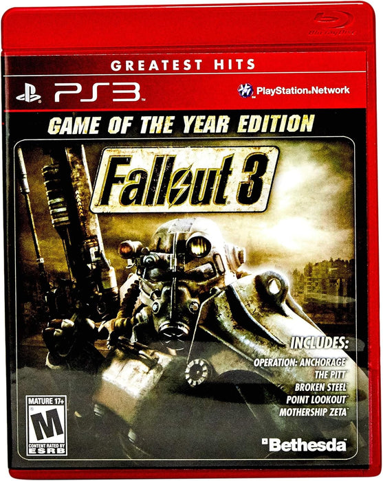 Fallout 3 Game of the Year Edition (Greatest Hits) (USA IMPORT)  PS3