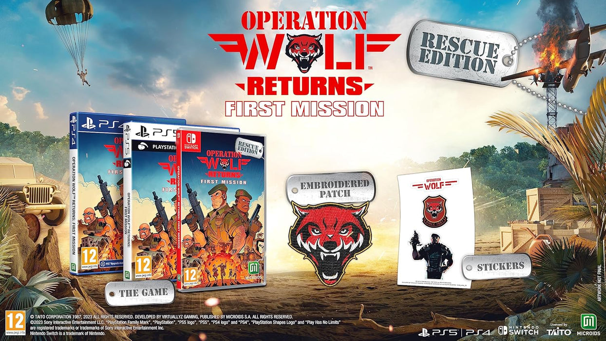 Operation Wolf Returns: First Mission - Rescue Edition Switch