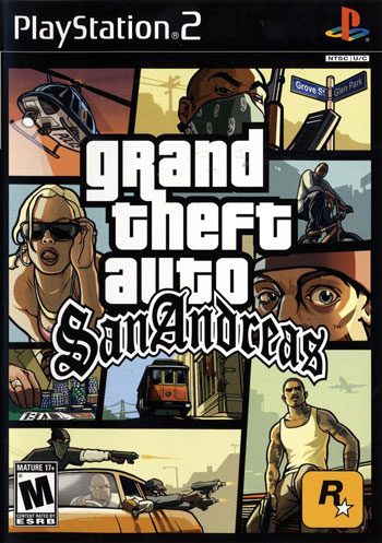 Grand Theft Auto San Andreas (USA IMPORT) (REGION LOCKED/NTSC) PS2