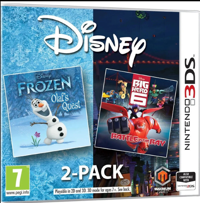 Disney's Frozen: Olaf's Quest & Big Hero 6: Battle in the Bay Double Pack (DELETED TITLE) 3DS