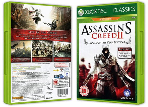 Assassin's Creed II (2) GOTY Edition - Classics  Xbox 360