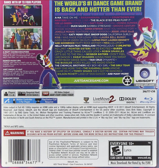 Just Dance 3 (USA) (Region Free) PS3