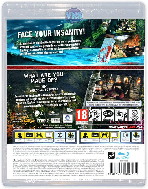 Far Cry 3 & Far Cry 4 (Double Pack) PS3