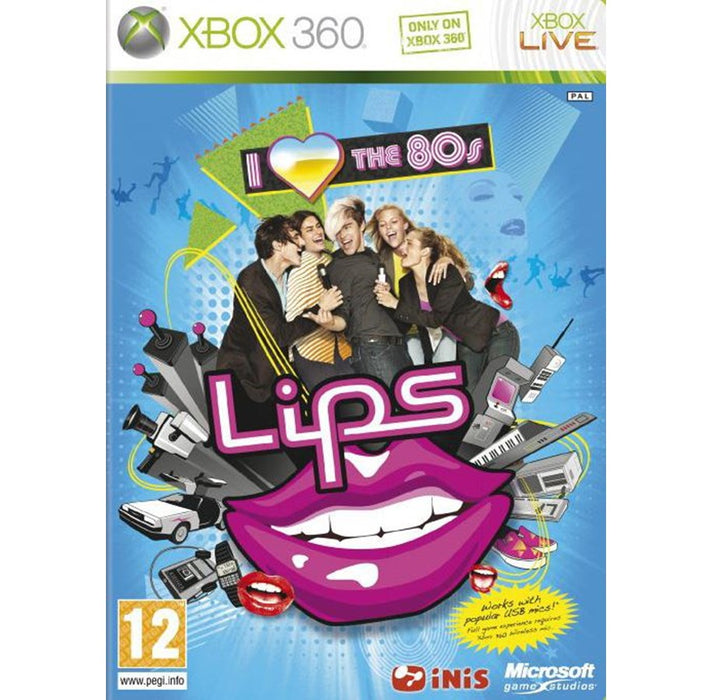 Lips: I Love The 80s (Solus) (Italian Box - English In Game) Xbox 360