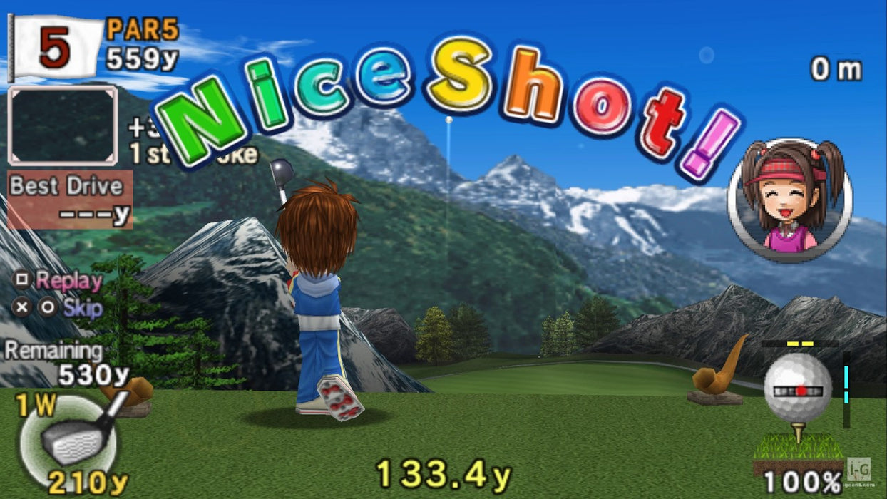 Hot Shots Golf: Open Tee 2 (USA) (Region Free) PSP