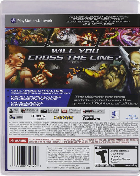 Street Fighter X Tekken (USA) (Region Free) PS3