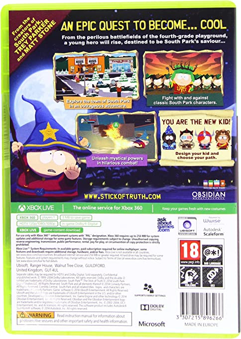 South Park: The Stick of Truth (Classics) Xbox 360
