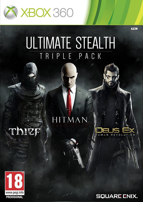 Ultimate Stealth Triple Pack (Thief, Hitman Absolution & Deus Ex Human Revolution) Xbox 360